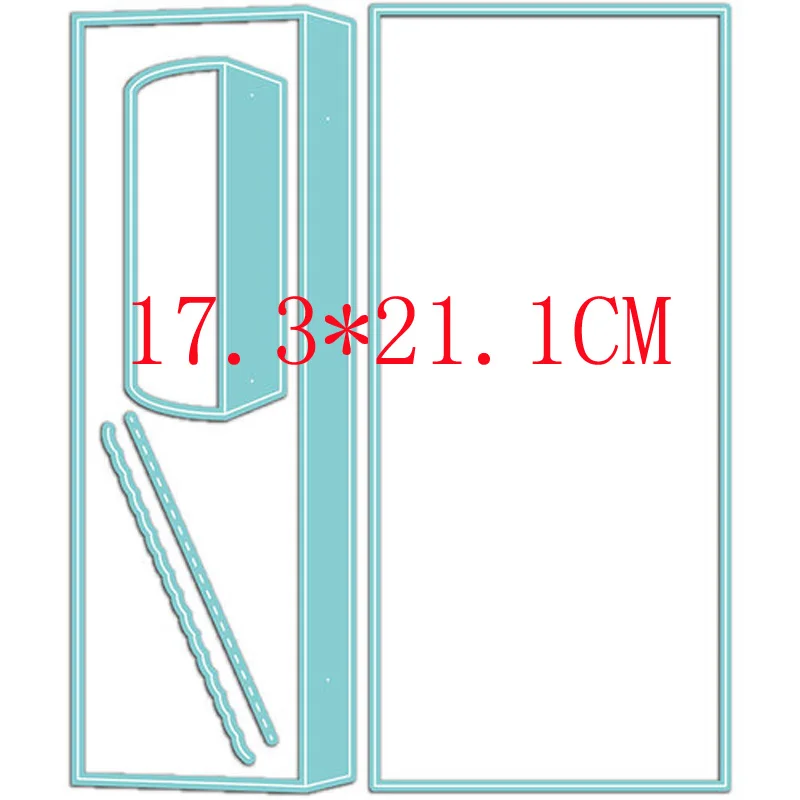 

LLove CCraft Metal Cutting Dies Slimline Envelope diy Scrapbooking Photo Album Decorative Embossing PaperCard Crafts Die