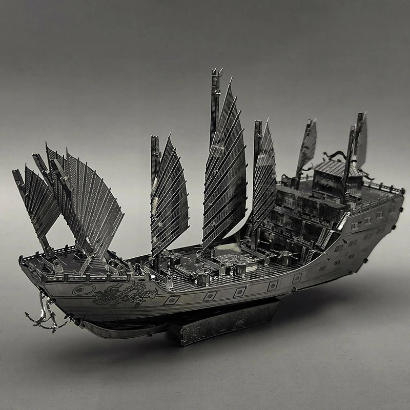 

Zhenghe's Ship 3D Three-Dimensional Metal Puzzle DIY Handmade Puzzle Assembled Model Toy Small Gift Ornaments