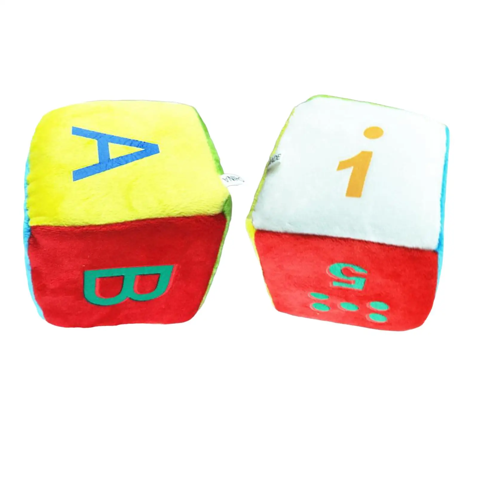 

10cm Dices Toys Plush Early Educational Toys Soft for Classrooms Party Game Playing Games Party Favors Home