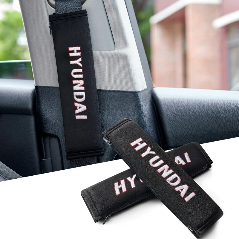

2 шт., автомобильные Наплечные Чехлы для Hyundai Elantra Santa Fe Sonata Tucson Kona I30 Accent Genesis Getz