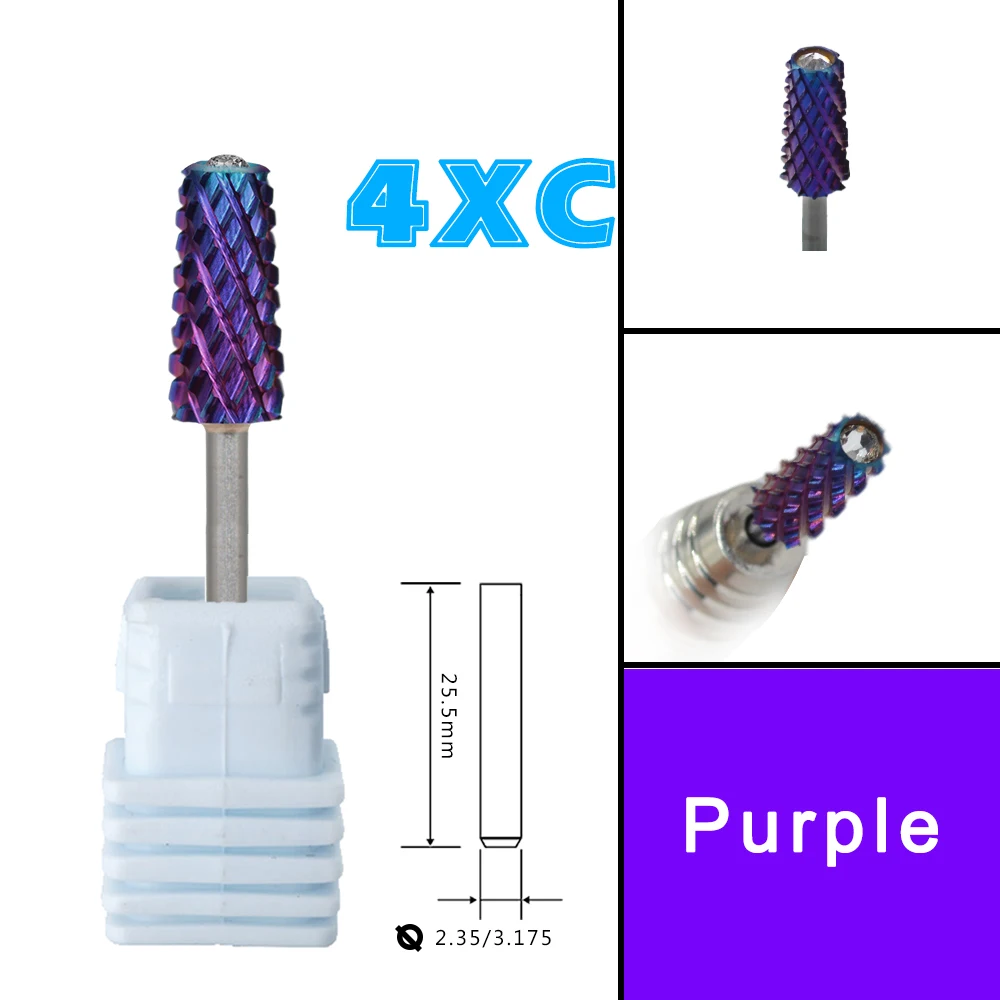 NAILTOOLS 6.6 Безопасный большой алмазный кристалл трапециевидный конический цилиндр