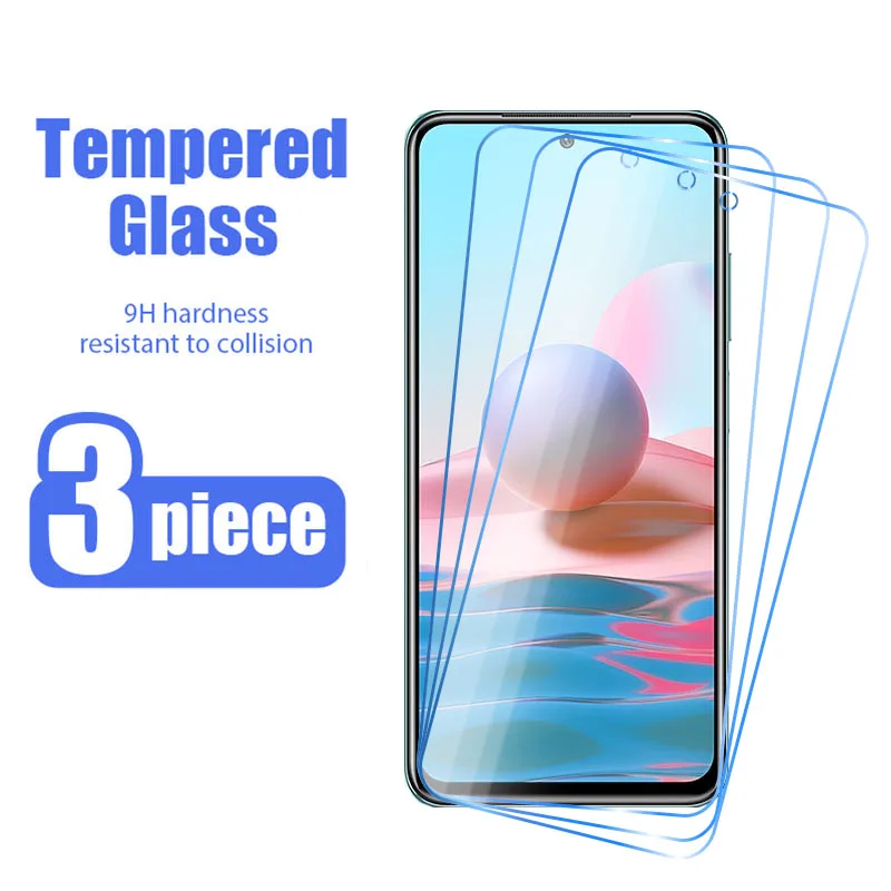 

3PCS Protective Glass for Redmi Note 11 10 9 8 Pro 9T 9S 8T Film Screen Protector for Xiaomi Redmi 9 9C NFC 9A 9AT 9T 8 8A Glass