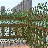 expandable artificial hedges faux ivy leaves fence decorative trellis fence covering for outdoor porch garden patio