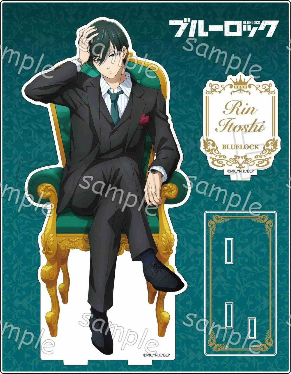 Аниме акриловая подставка фигурку игрушка синий ключ лазерный настольный Bachira