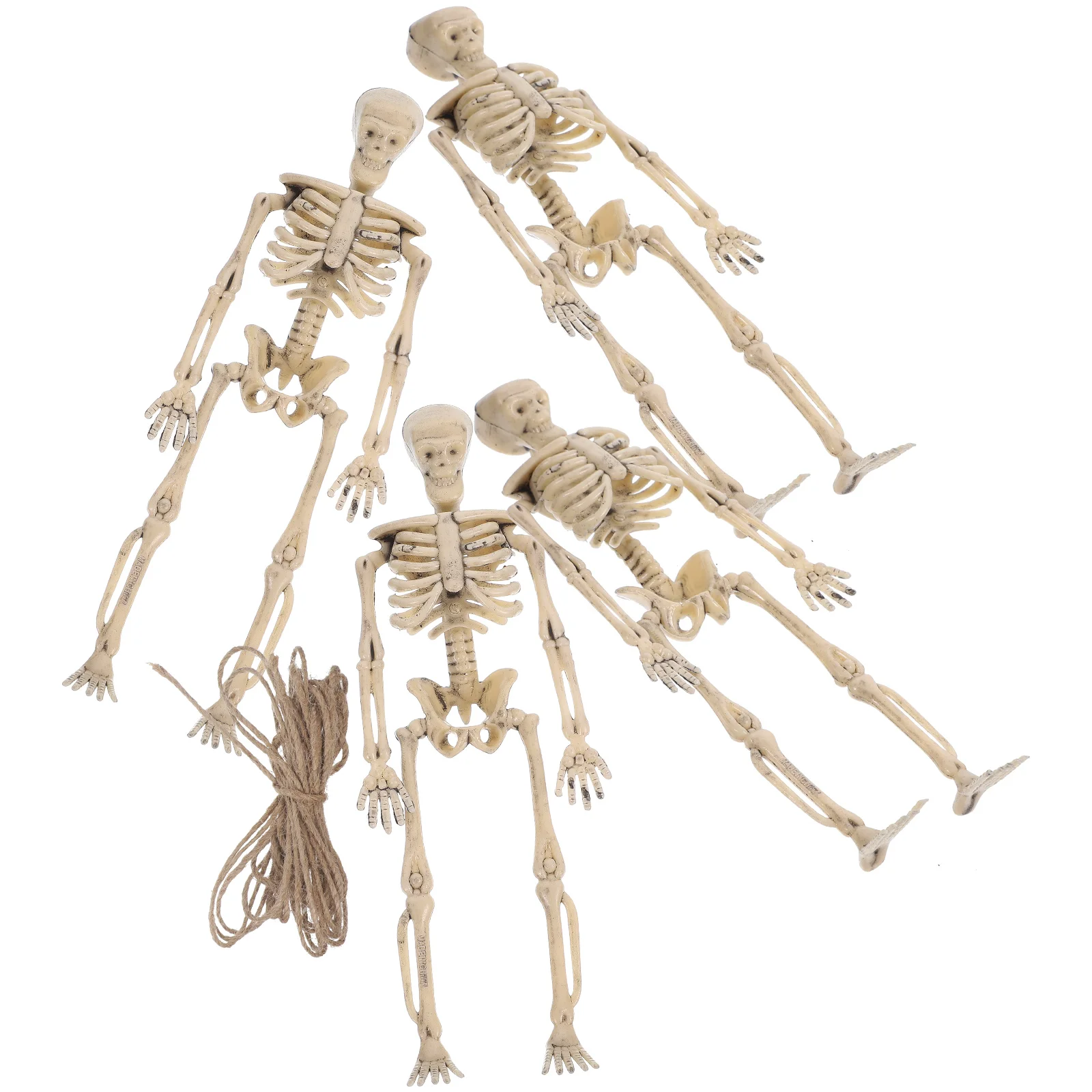 

Decor Halloween Skeletal Model Pendant Ghost Rope Scene Ornament Crafts
