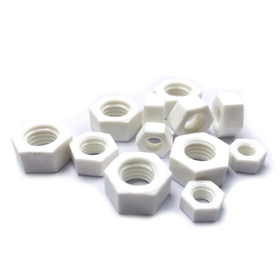 

M3-M24 PP Hexagon Nuts ,Polypropylene Plastic Hex Nut,F011
