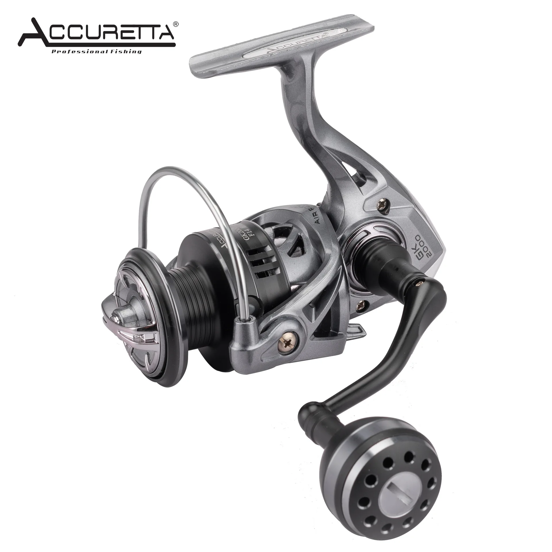 

Accuretta GK Series Gapless Fishing Wheel Fishing Gear Spinning Wheel Fish Reel Fishing Raft Fishing Wheel