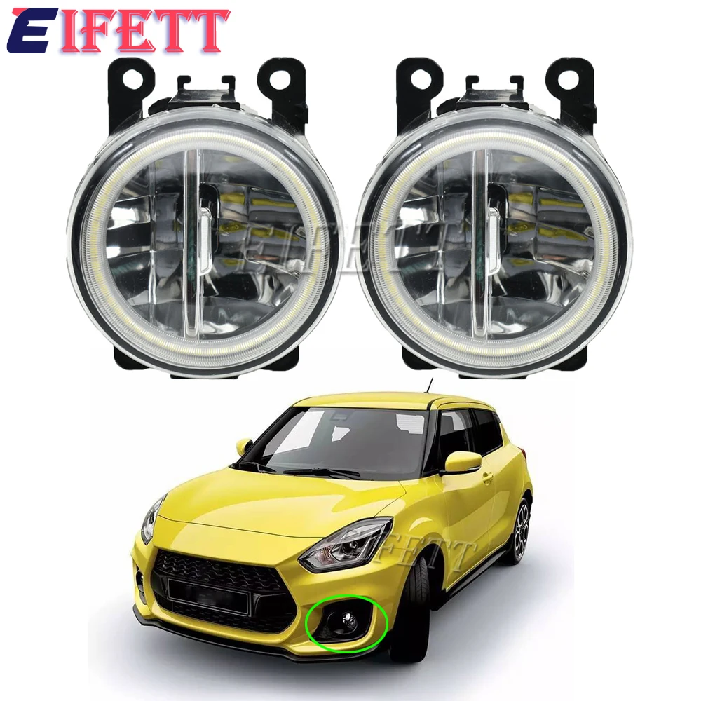 2 противотуманных фонаря ангельские глазки для Suzuki Swift 2005-2016 2017 2018 Авто