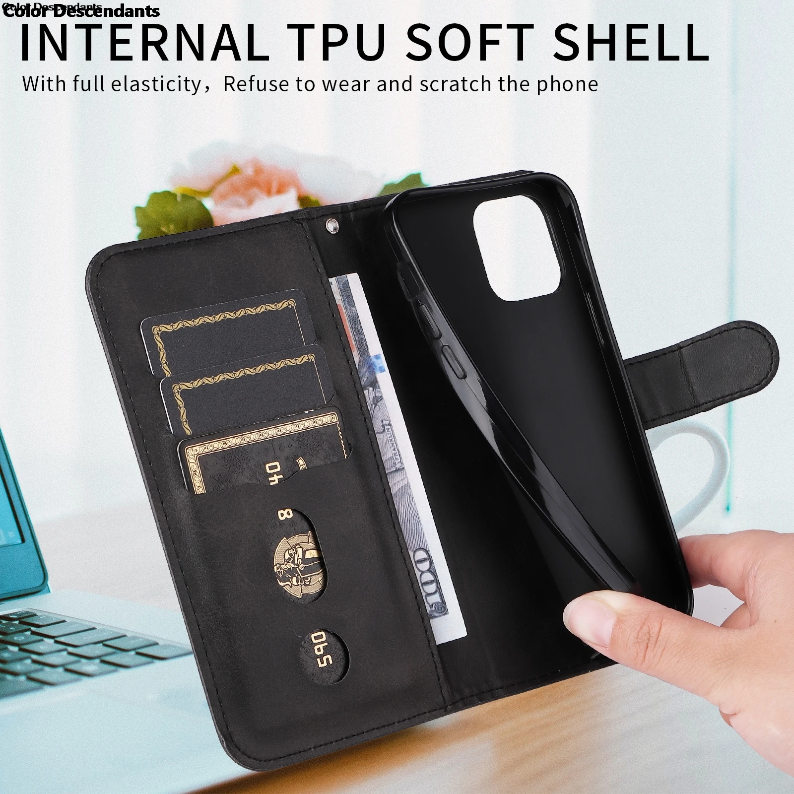 Кожаный чехол на молнии Edge20 Pro для Motorola Edge 20 Lite 20Pro XT2153-1