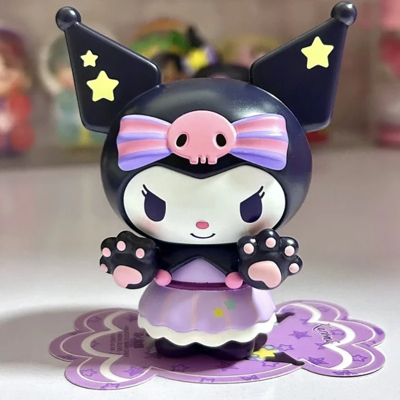 

Sanrio Kuromi Blind Box Anime Collection Model Statue Lucky Divination Series Action Figures Dolls Cute Girl Festival Gift Toy3