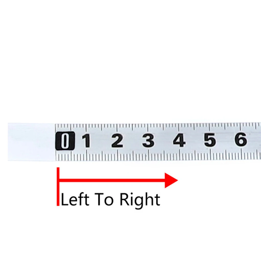 Adhesive Backed Tape Measure Backing Miter Saw Track Metric Carbon Steel Ruler Tape Measurement 1/2/3/4/5M