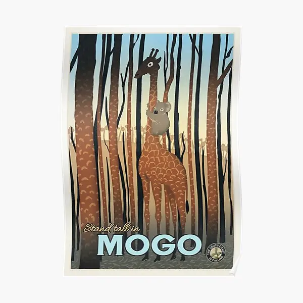 

Постер Mogo, картина, Настенная картина для комнаты, Забавный винтажный Современный домашний декор, художественное украшение на стену без рамки