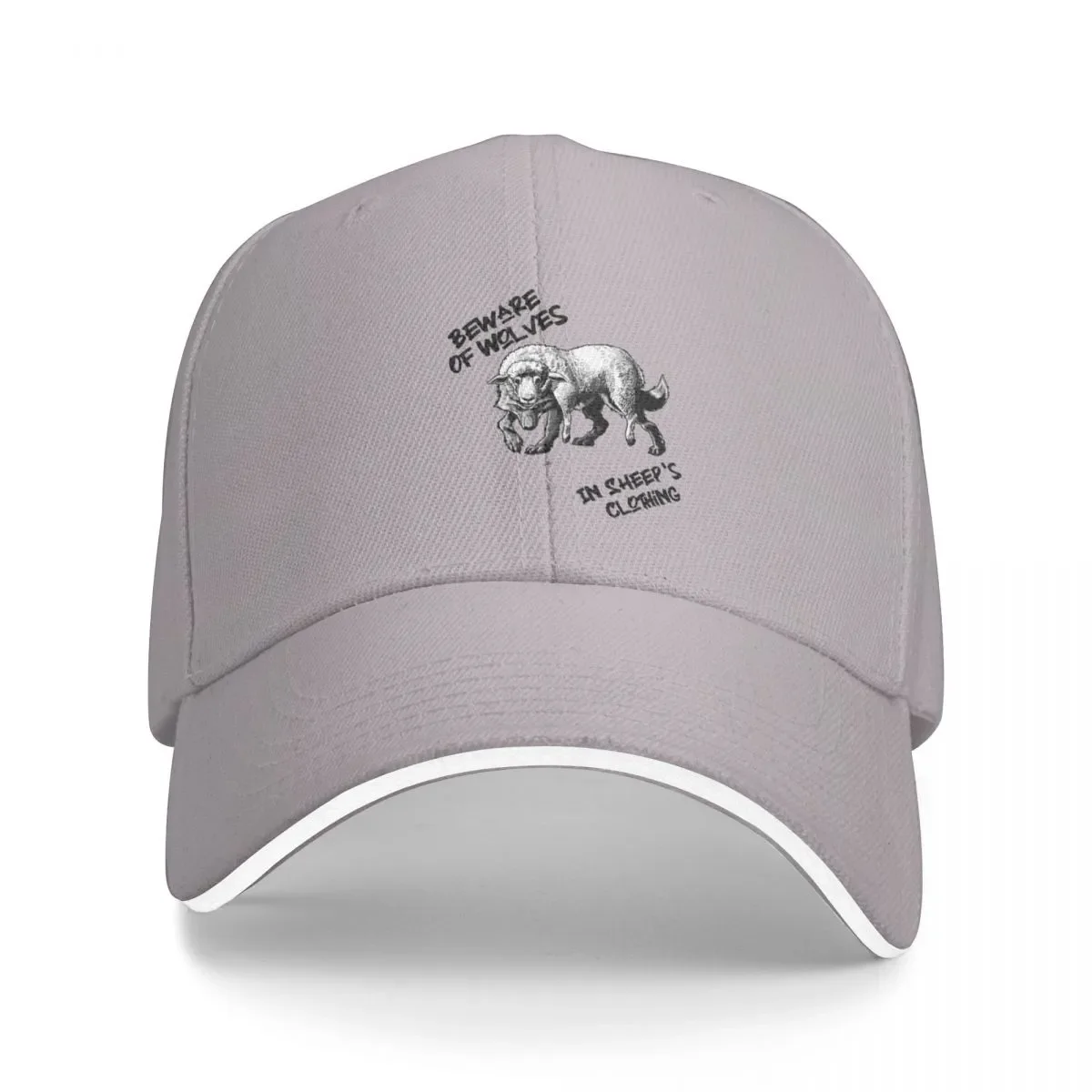 

New Beware of Wolves in sheep's clothing Cap Baseball Cap Fishing caps cosplay women's beach hat Men's