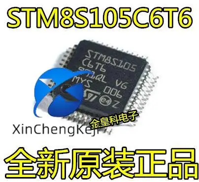 

20pcs original new STM8S105C6T6 microcontroller 8-bit 32K flash memory LQFP-48
