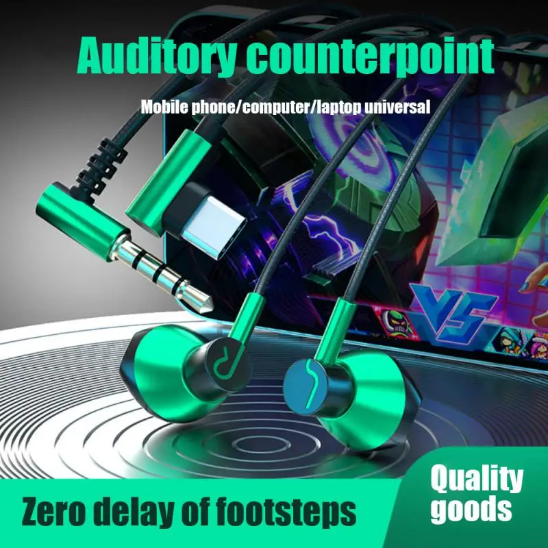 

Listening Sound Discrimination Headphone For Huawei OPPO Xiaomi Vivo Wired Video Game Earphones 3.5mm TypeC Wired Headset