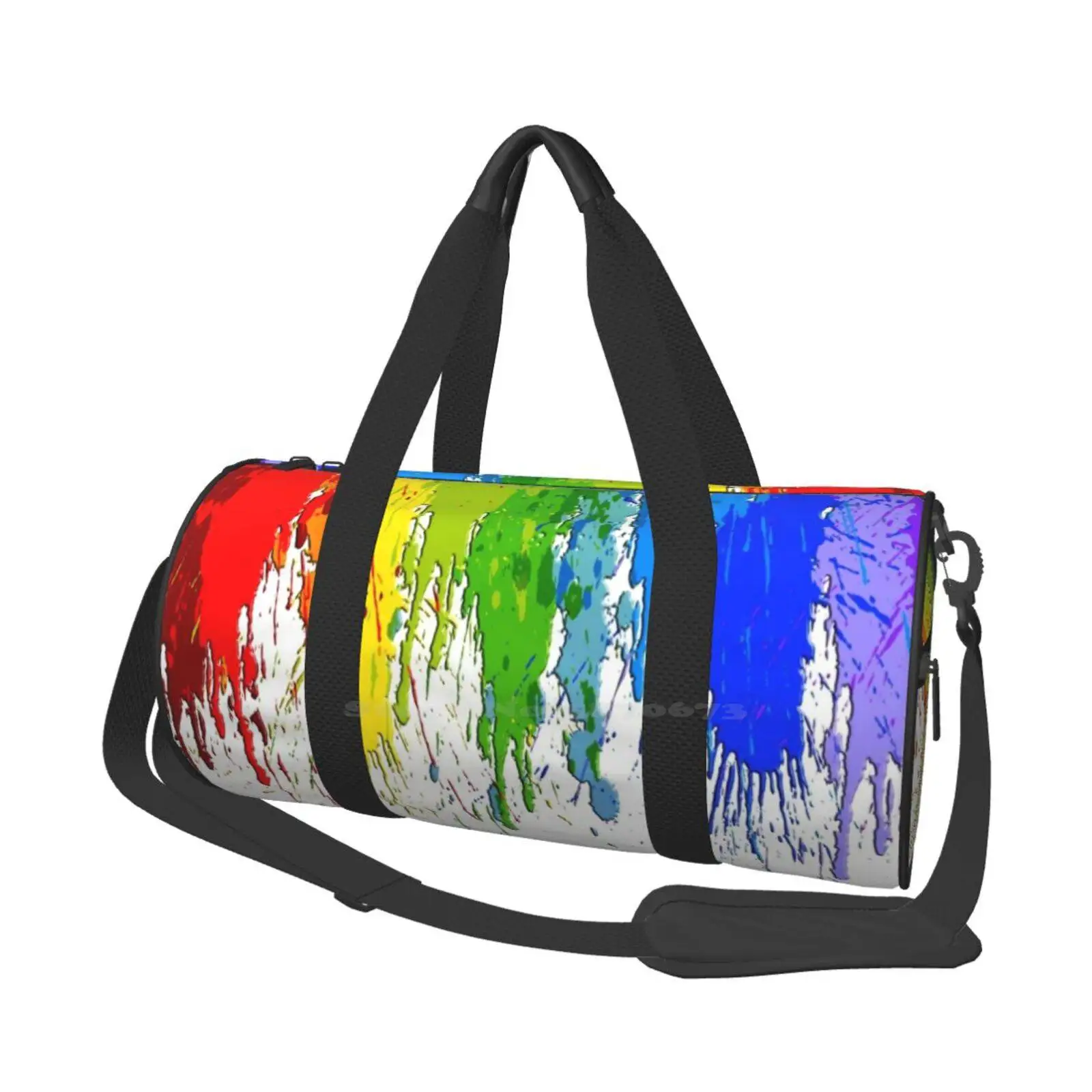

Colour Spilage Color Spilage Shoulder Bag Shopping Storage Bags Satchel Men Women Boom Dripping Paint Dripping Drip Watercolor
