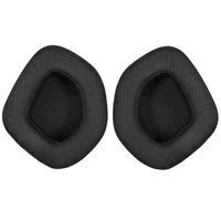 new soft touch leather earpads for alienware aw988 headphone ear pads memory foam sponge earphone sleeve noise reduction