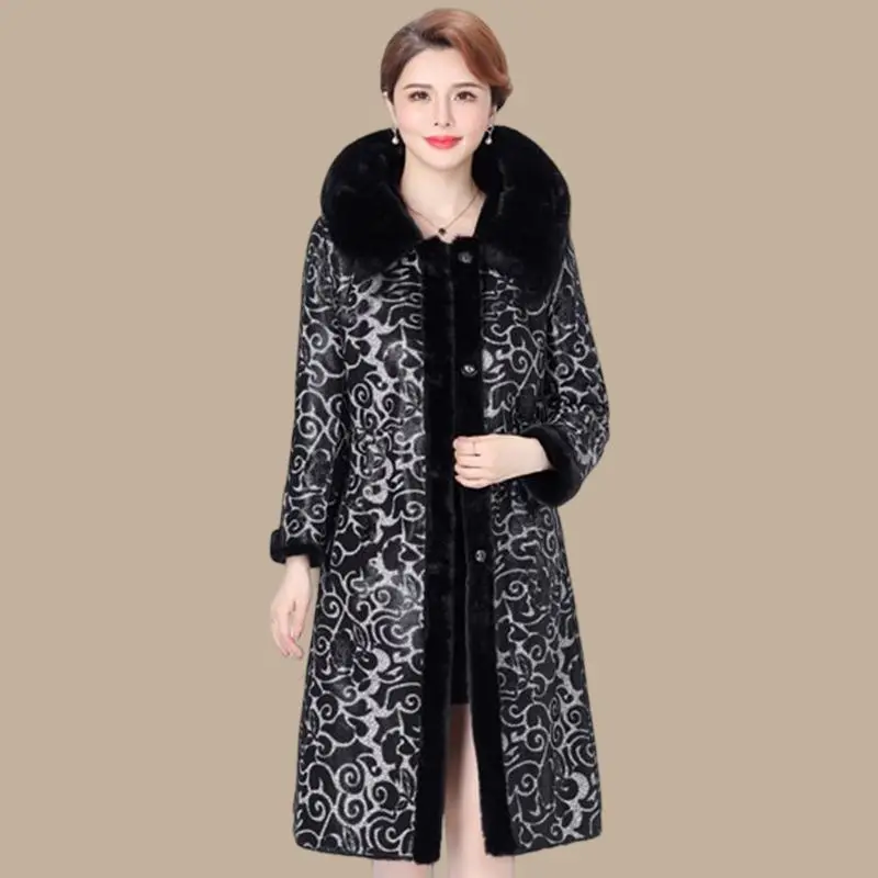 Winter Coat Women Jackets Faux Fur Coats Super Hot Fur Big Fur Collar Hooded Long Top Korean Fashion Harajuku Cheap Wholesale