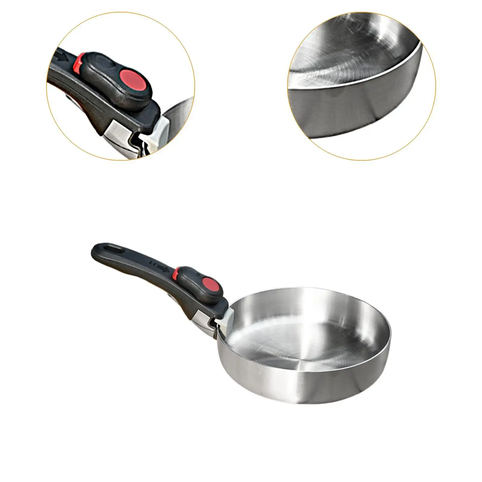 Компактная посуда для кемпинга со съемной ручкой кастрюля приготовления костра