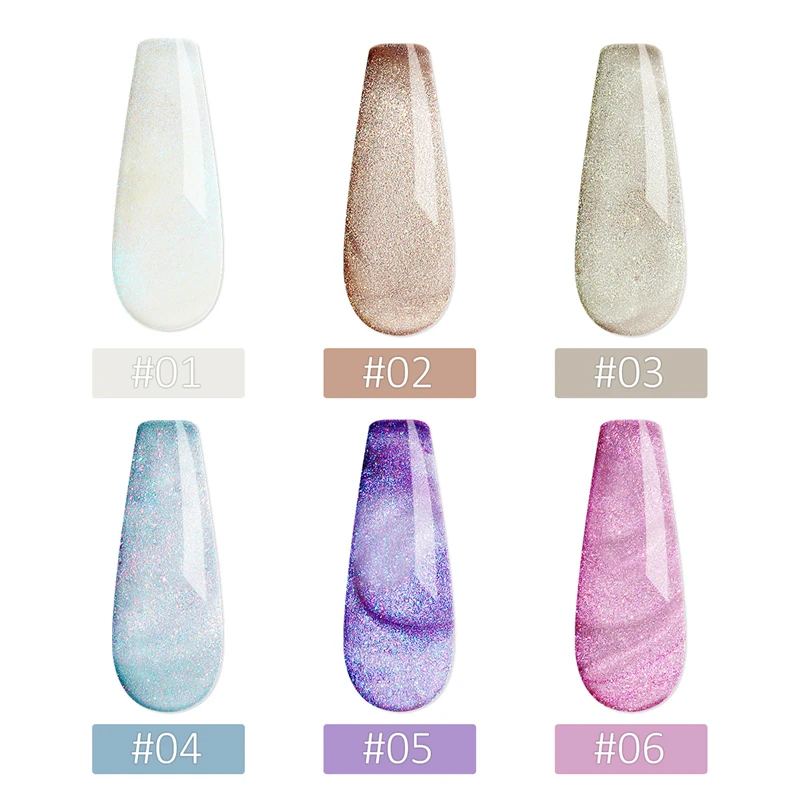 Гель-лак для ногтей 6 цветов |