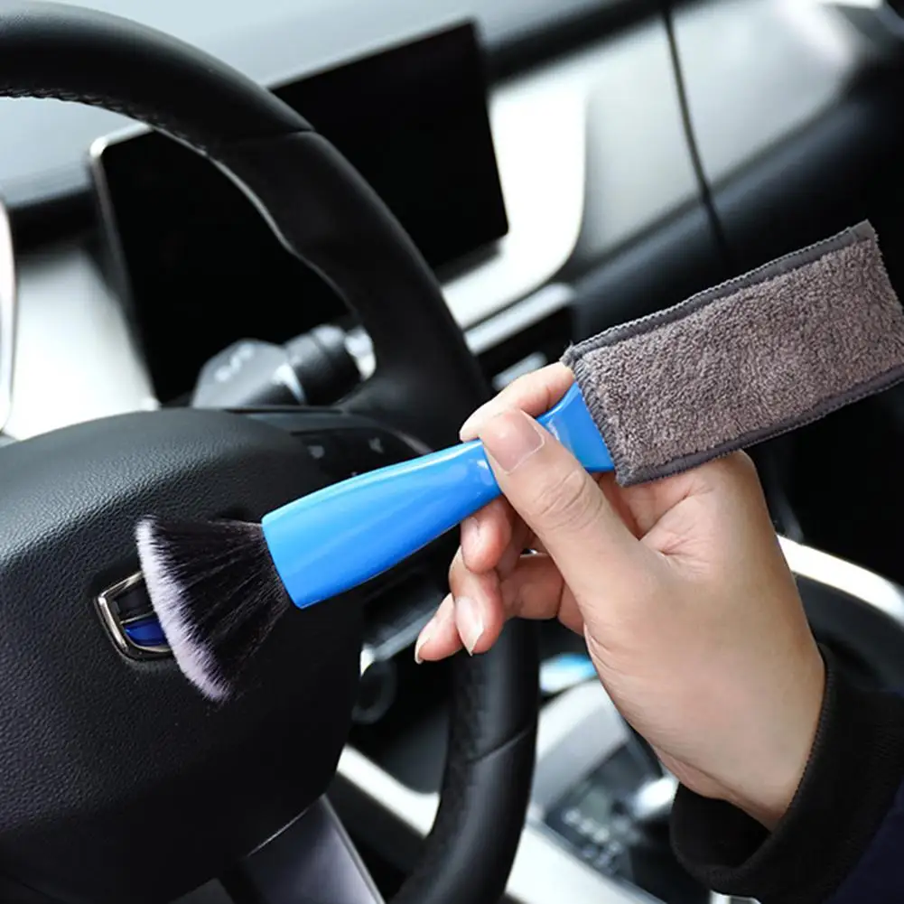 

Car Cleaning Brush Air Conditioner Air Outlet Interior Washing Tools Meter Detailing Cleaner With Soft Hairbrush Dropship