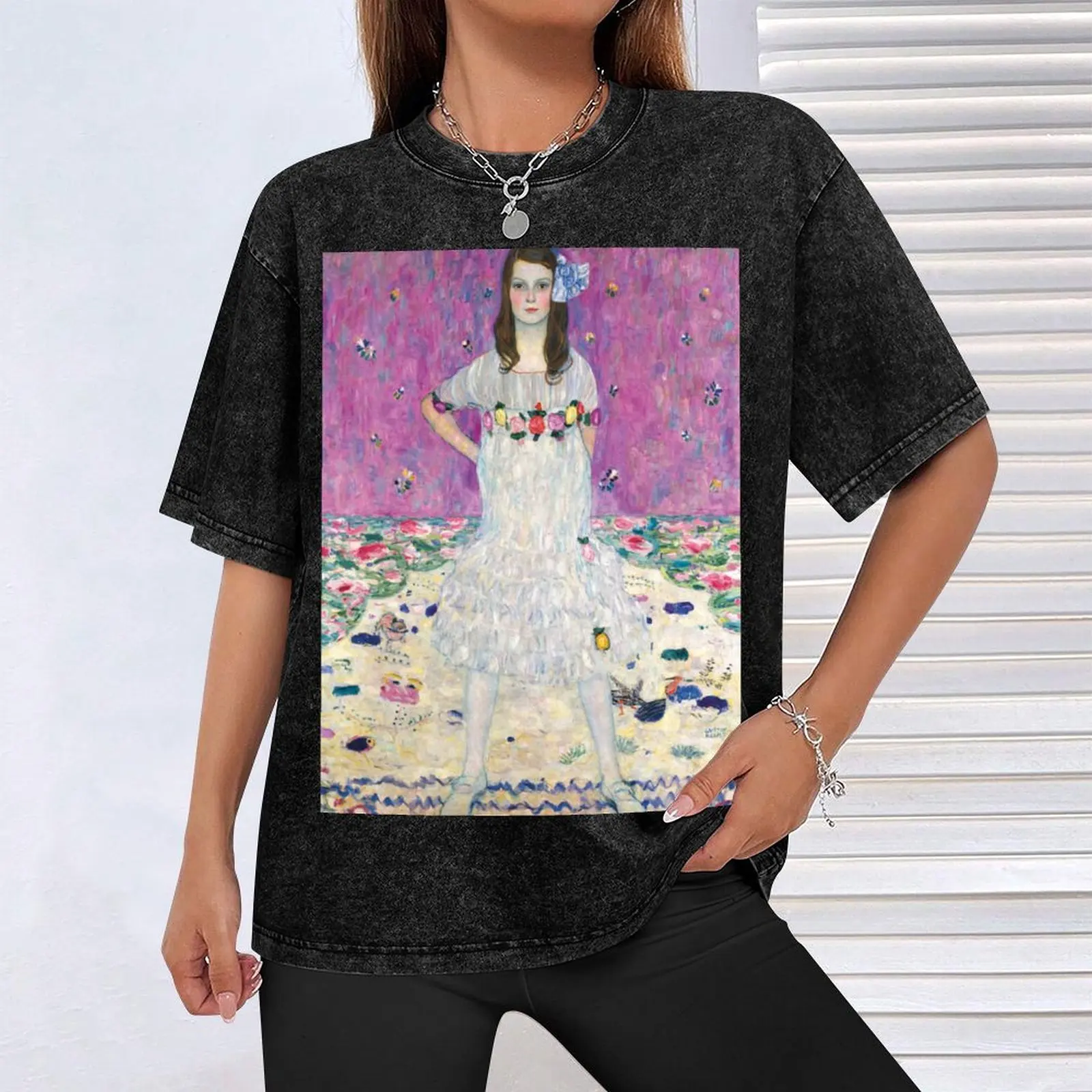 Мужские белые футболки Gustav Klimt M?da Primavesi