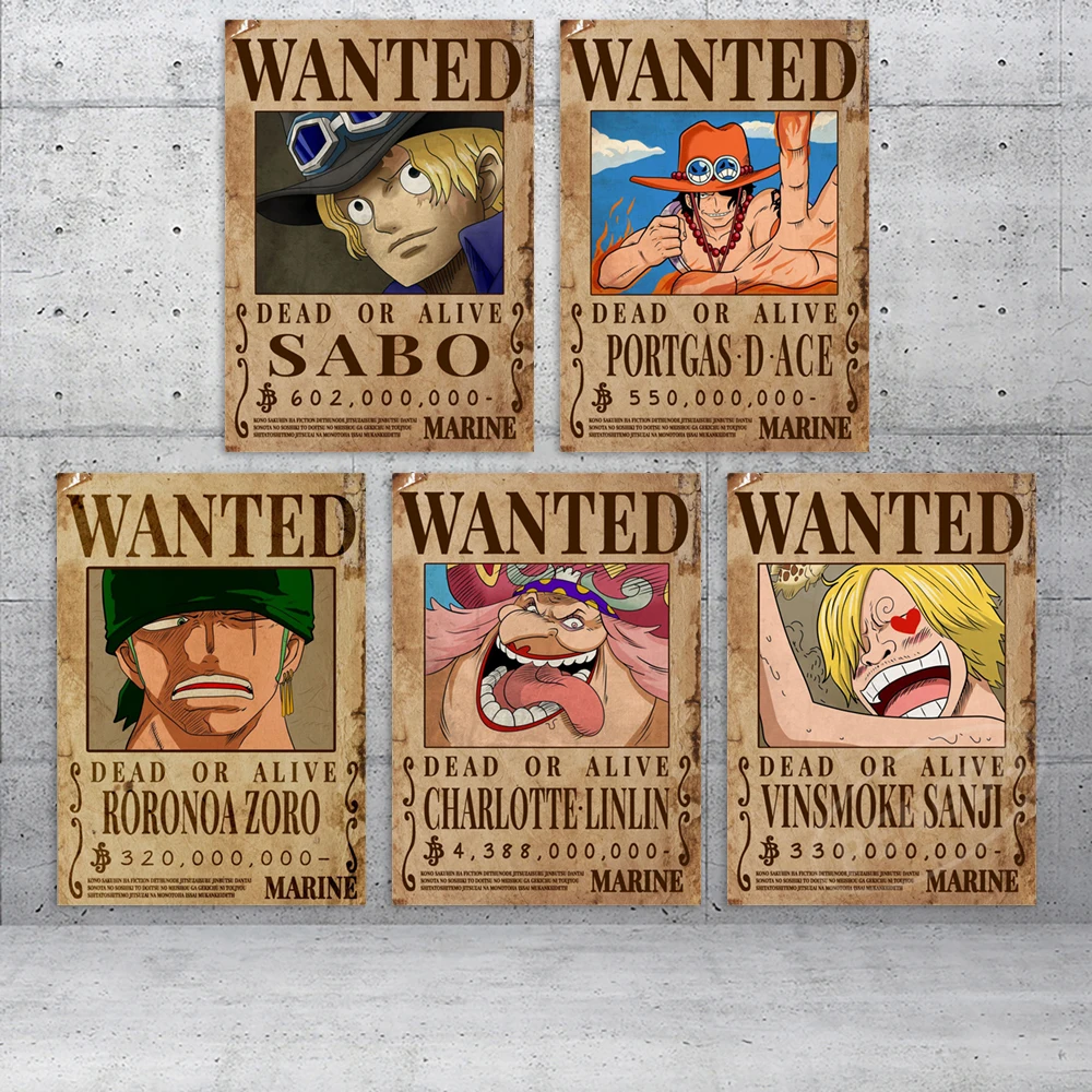 

Canvas Prints Paintings Wall Art Portgas D Ace Poster One Piece Modular HD Sabo Pictures Anime For Living Room Modern Home Decor