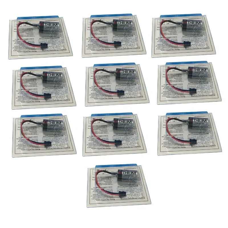 10 шт. оригинальный JZSP-BA01 ER3V 3 6 В 1000 мАч ПЛК промышленная литиевая батарея с черной