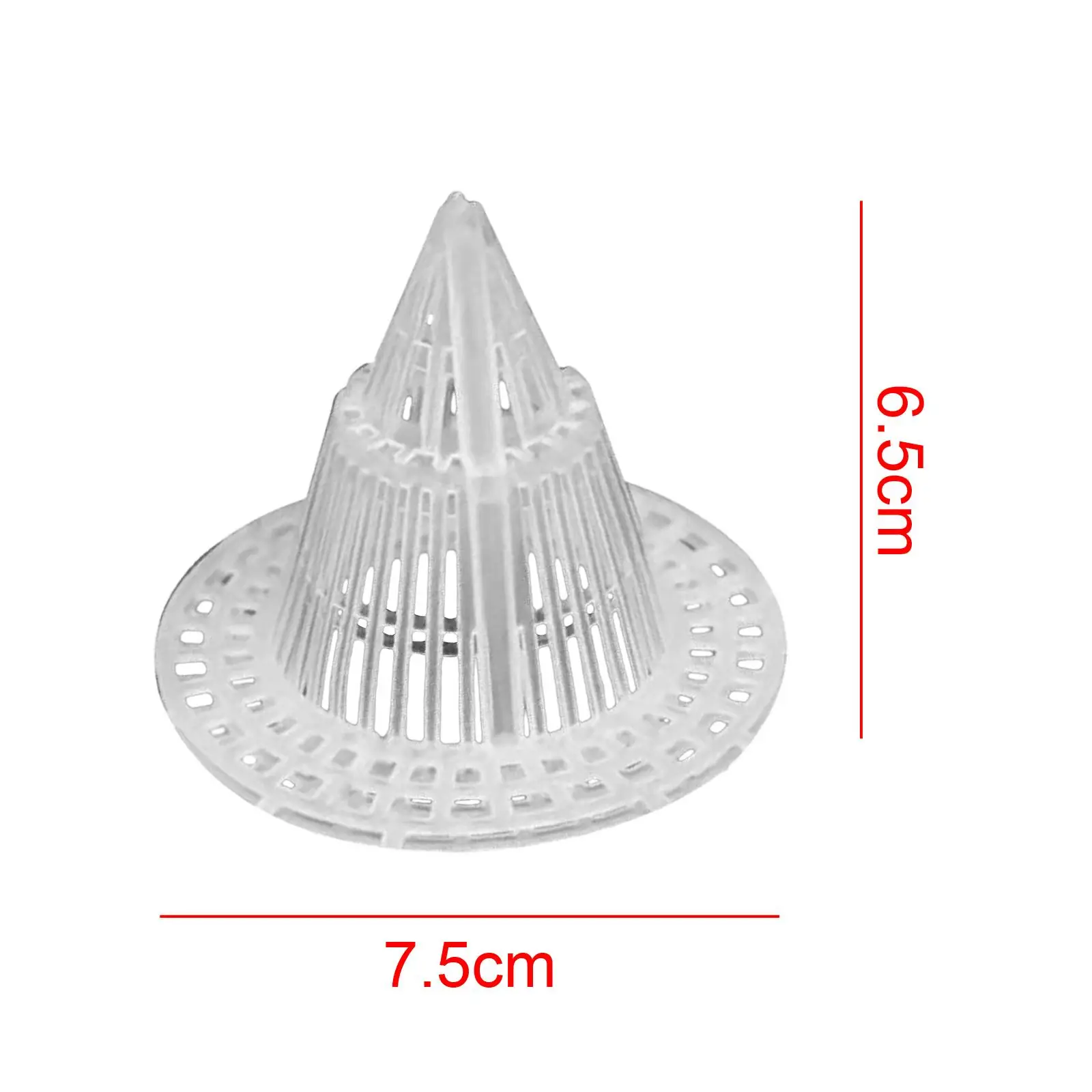 Упаковка Из 100 Конусных Вкладышей Для Цветочных Горшков. Дышащие Дренажные
