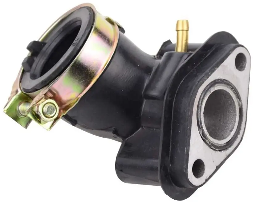 

90 Degree Bend Intake Manifold Pipe Replacement For GY6 80cc Moped
