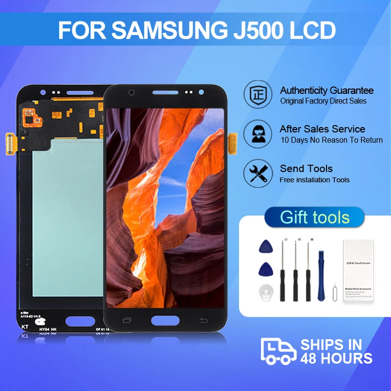 

1Pcs OLED J500 Display For Samsung Galaxy J5 2015 Lcd With Touch Screen Digitizer Replacement J500F J500M Assembly Free Shipping