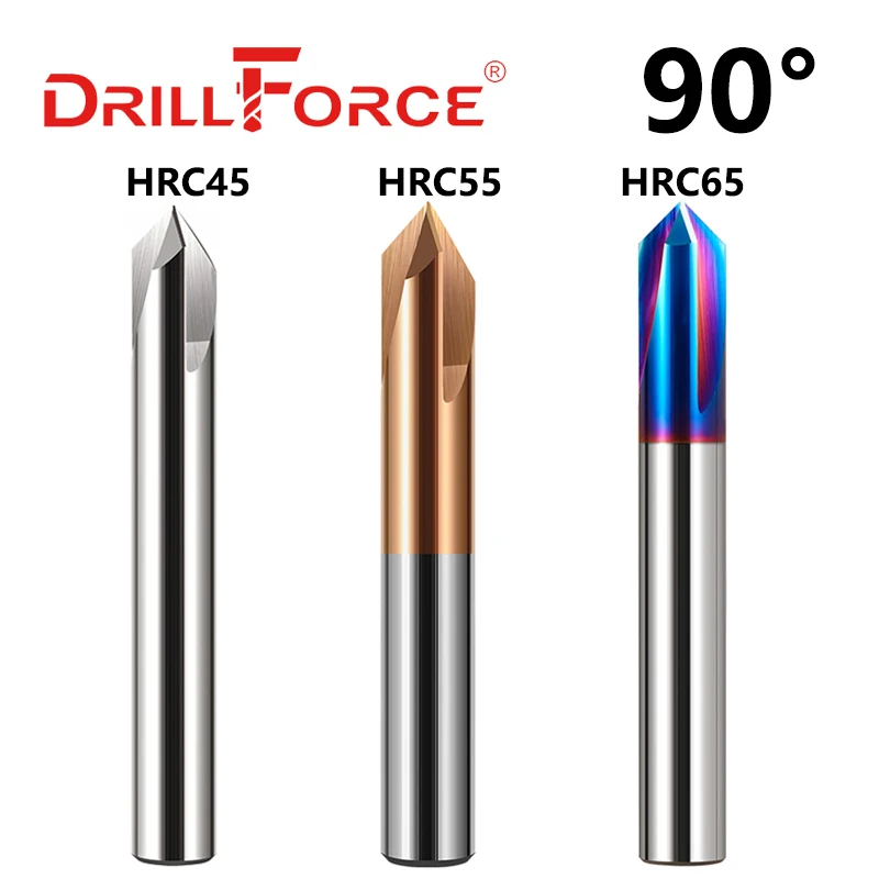 ЧПУ вольфрамовый твердый карбид зенкер сверло фаска фреза для алюминия ...