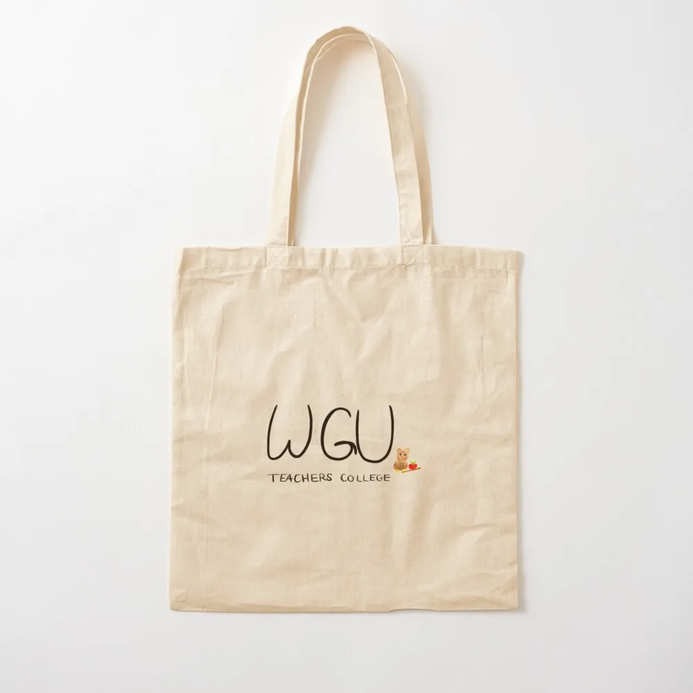 WGU Teachers College Tote Bag мужская холст персонализированный