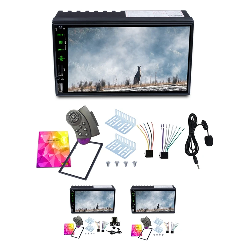 

Car Radio MP5 Player 2 Din Auto Radio 7 Inch Contact Screen Car Stereo Player Bluetooth