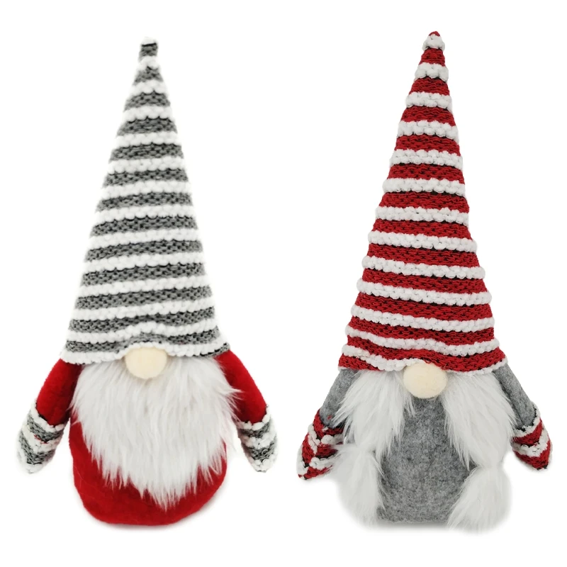 

28cm Faceless Gnome Wall Mounted Stuffed Santa for Birthday Christmas Ornament
