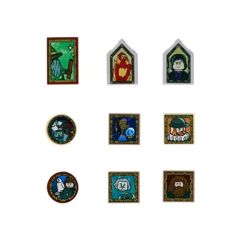 MOC средневековый дорожный знак рекламный щит деревянные печатные кирпичи