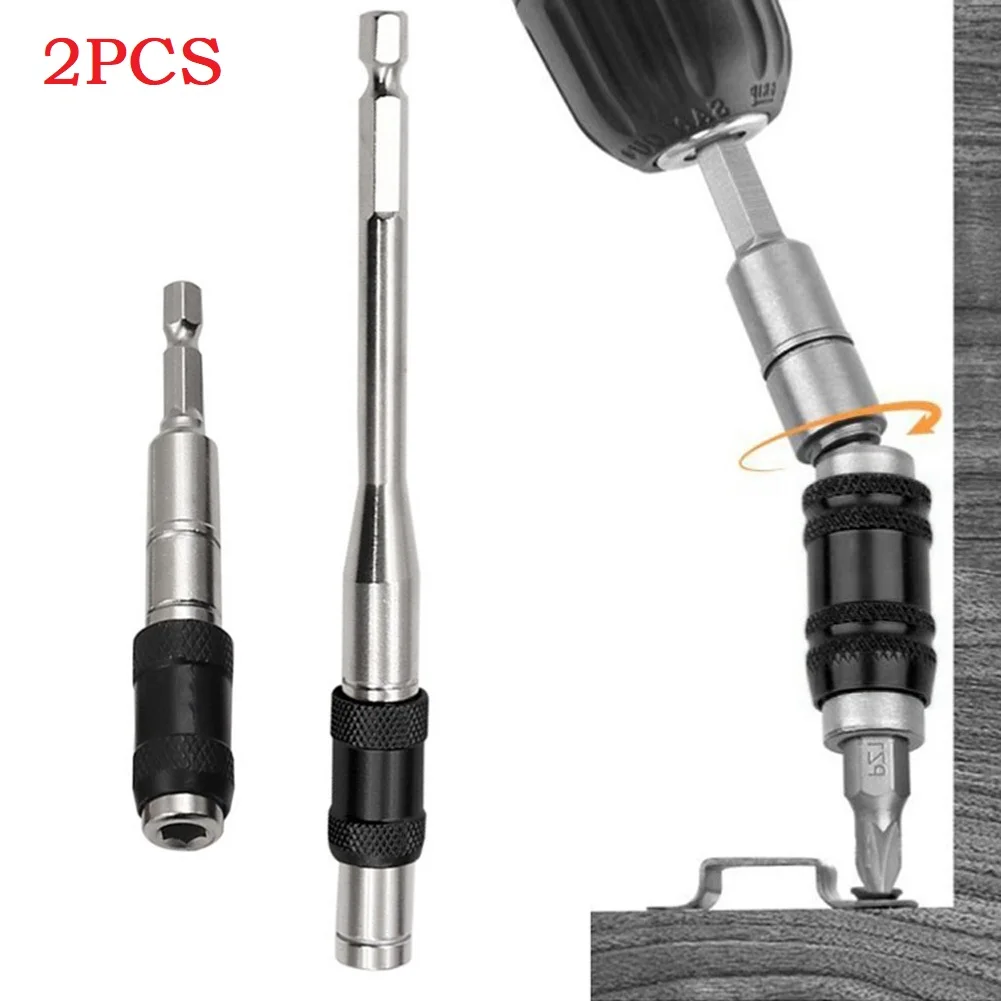 

2PCS Magnetic Screw Drill Tip 1/4 Hex Shank For Impact Drivers Wrenches Screwdriver Bits Drill Batch Head Power Tools Accessory