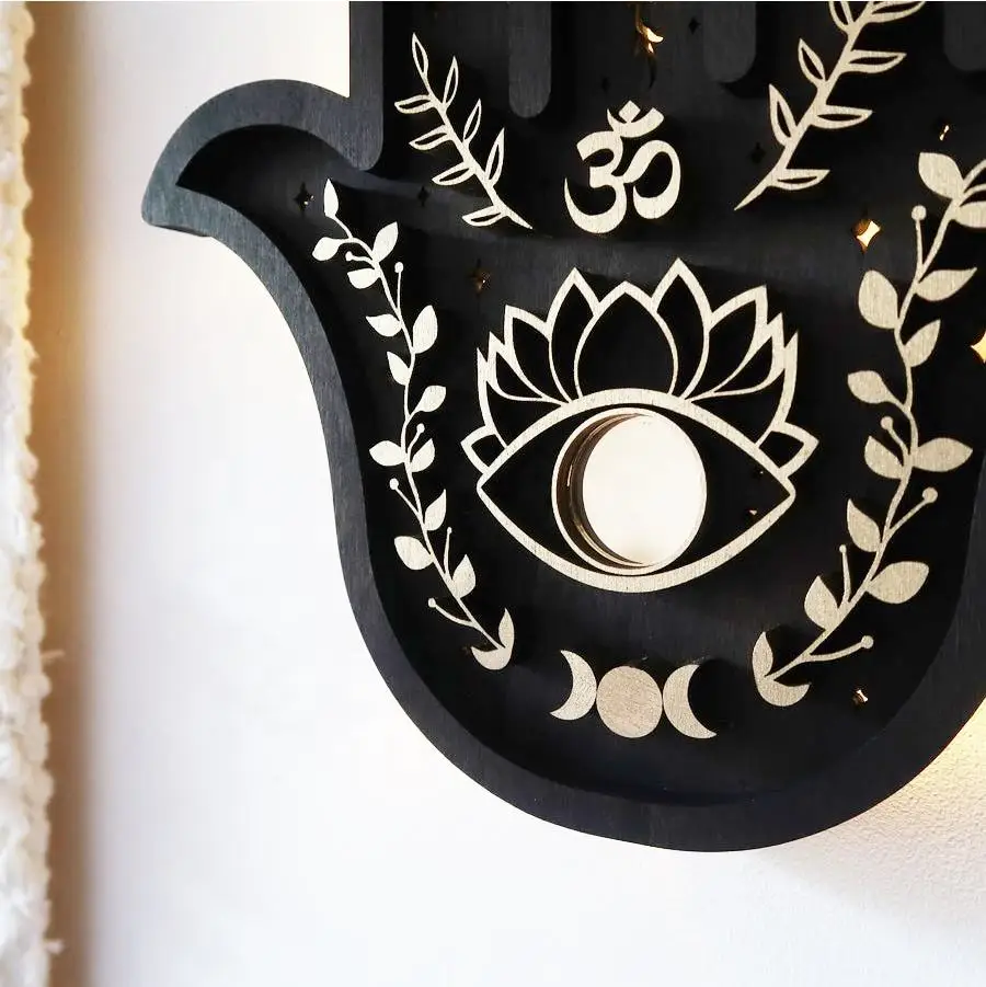 Hot sale Creative Hamsa Hand Wall Decoration For Home Living Room Bedroom