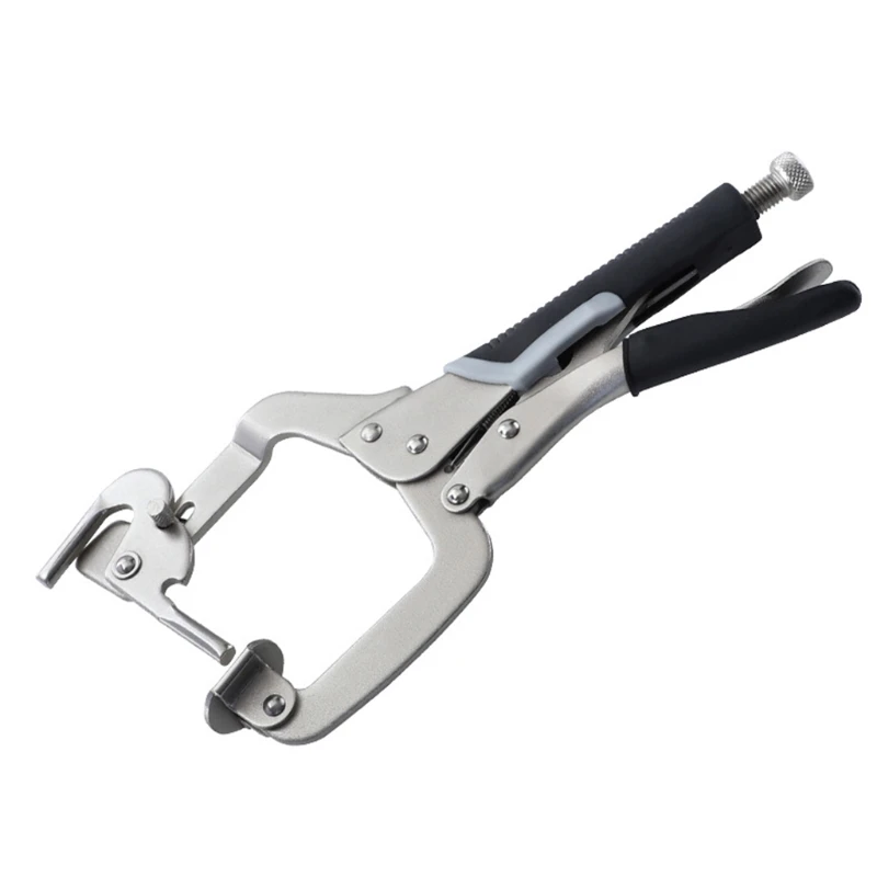

Swivel Pad Locking C-Clamp 12 Inch C-Clamp Locking Pliers with Wide Jaw Opening Quick Release Trigger Woodworking Tool