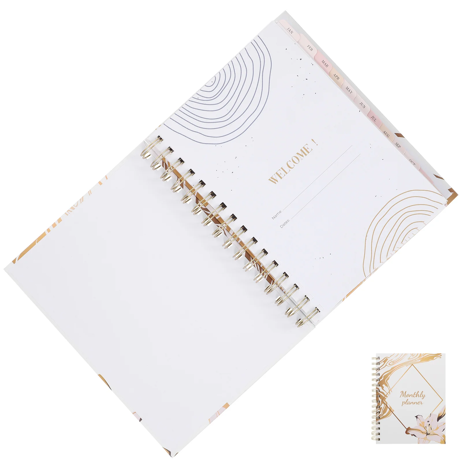 

Notebook Planner Schedule Notepads Book Journal Weekly Tracker Calendar Expense English Travel Personal Organizer Plan Note