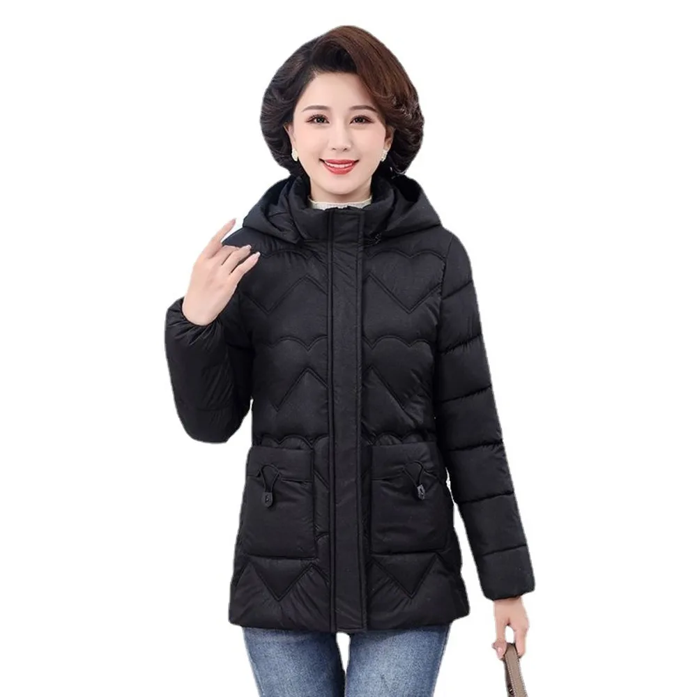New mother's down Middle women's fashionable winter short small Middle and old westernized