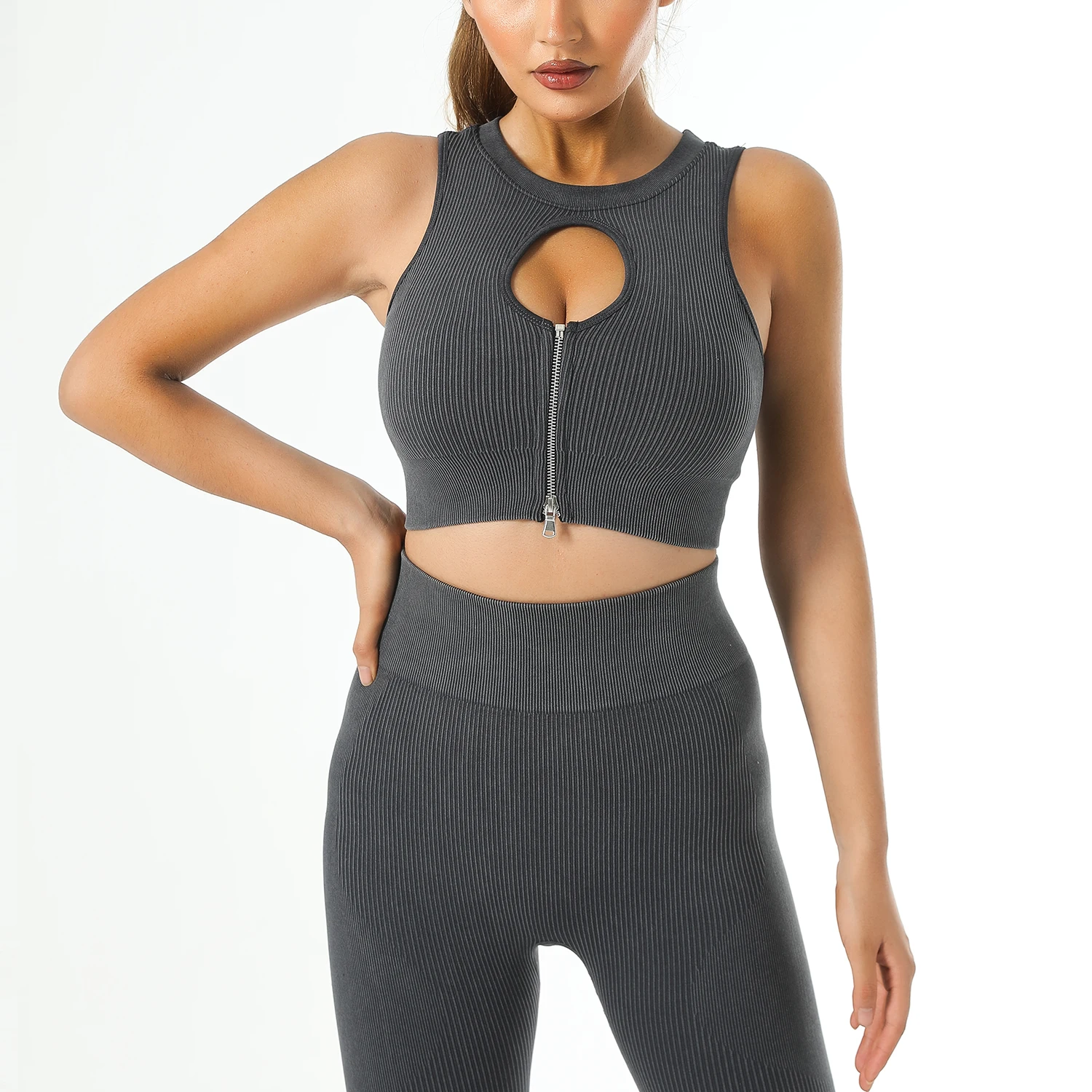 

Women Sports Suits Yoga Sets Lifting Squat Gym Fitness Pants Leggings Bra Clothes Seamless Sportswear Sports Active