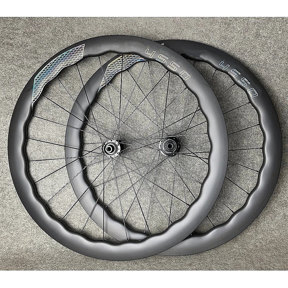 

700c 4550 Carbon Road Bike Wheels Bicycle Wheelset Rim/Disc Brake 25*50mm Clincher Tubeless UD Wheel Glossy Matte DPD XDB UPS
