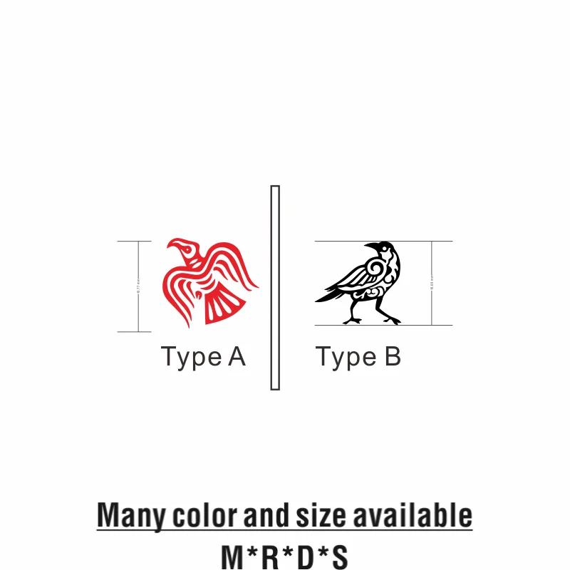 Кельтская ворона виниловая Автомобильная наклейка Odins Ворон викингов кельтские