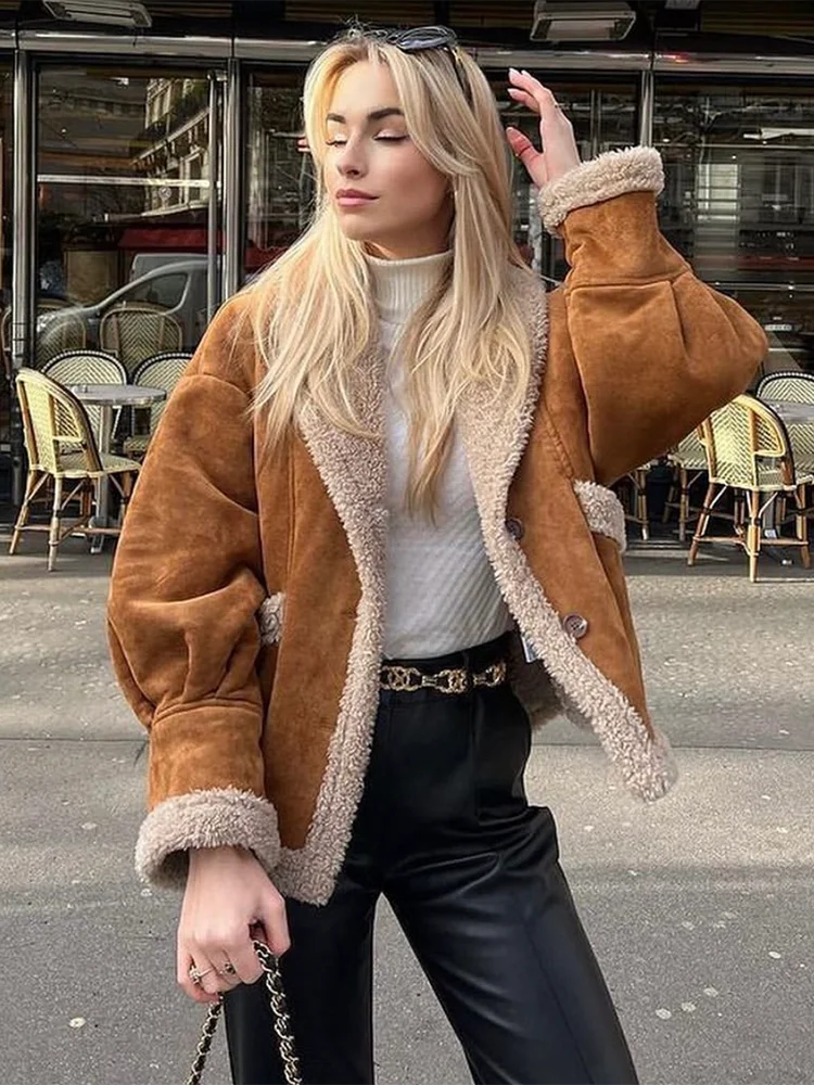 KBAT 2022 женские зимние куртки из искусственной овчины - Цена: 57.2