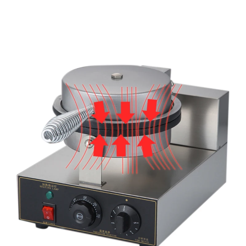 

1200W Commercial Waffle Pancake Machine DIY Egg Roll Bread Machine Crispy Egg Roll Mold 220V Electric Egg Roll Machine