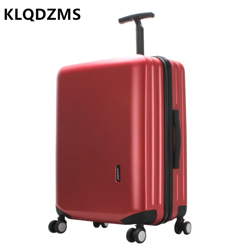 KLQDZM Simple Atmospheric Trolley Case 20 Inch Waterproof Boarding Case Bag Personality Trolley Luggage 28 Inch Storage Suitcase