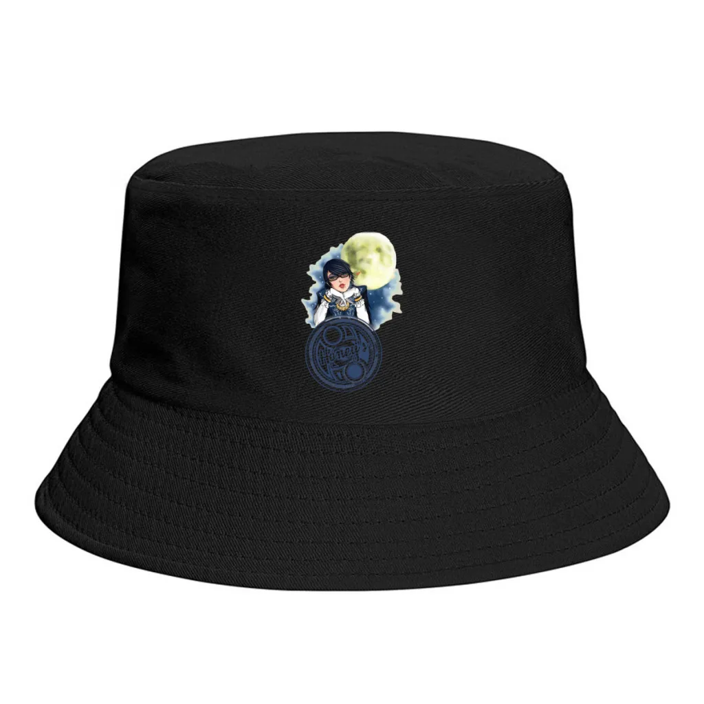 

Summer Unisex Hip Hop Bucket Hats Honey's Moon Beauty Women Men Fishing Hat Bayonetta Autumn Outdoor Travel Sun Cap for Bob