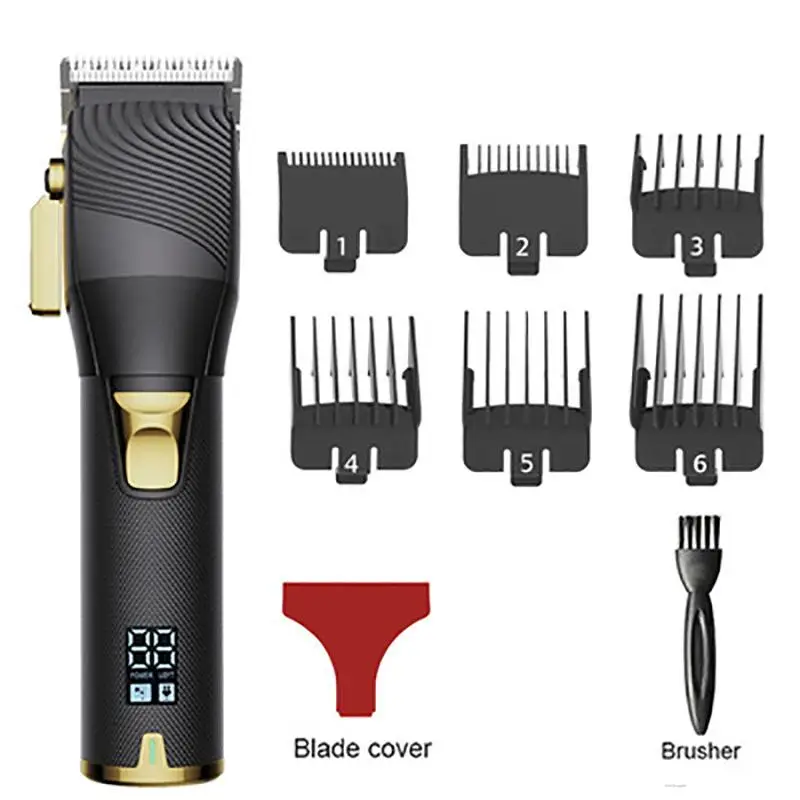

2022 NEW Hair Clipper Electric LCD Digital Hair Cutting Machine Rechargeable Shaver Professional Hair Barber Trimmer For Men