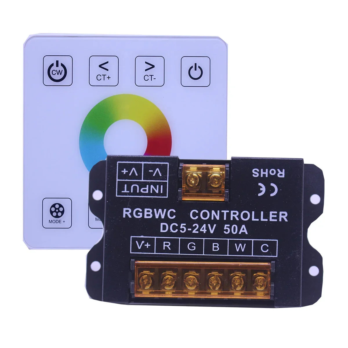 RF Toni контроллер 50A RGBCCT CCT RGB приглушенный Диммер RGBW RGBWW для цветовой температуры 5050